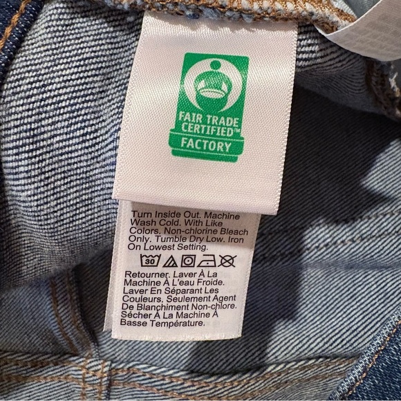 J. Crew Stovepipe High Rise Straight Blue Jeans - Picture 6 of 7